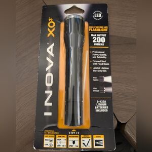 X03 Black LED Flashlight